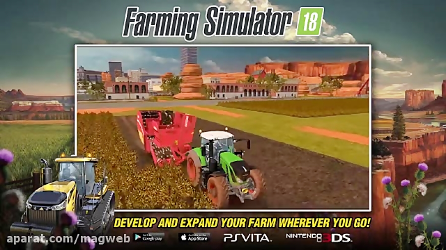 تریلر گیم پلی بازی Farming Simulator 18