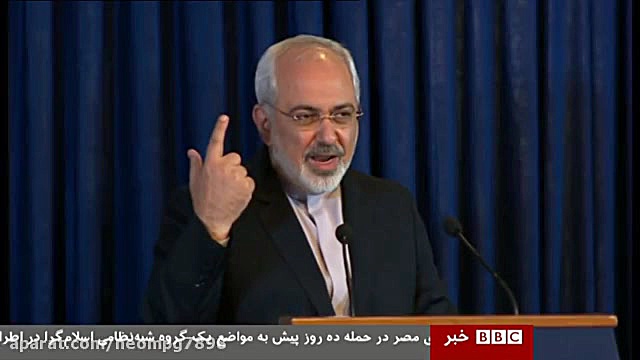 استرس خبرنگار بی بی سی در مصاحبه با محمدجواد ظریف زمان74ثانیه