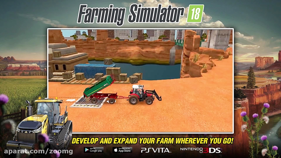 تریلر گیم پلی بازی Farming Simulator 18 - زومجی