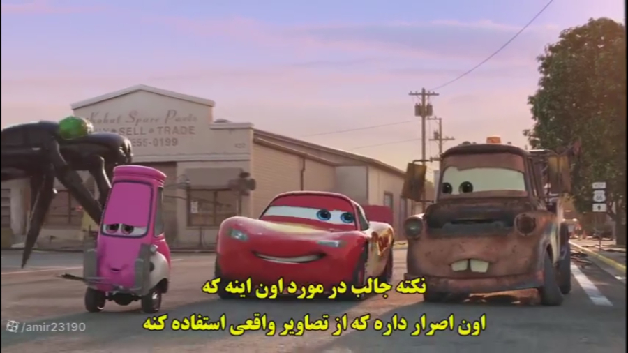 انیمیشن ماشین ها در جاده دوبله فارسی قسمت 7