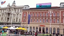 نمایی بسیار زیبا از شهر زاگرب...