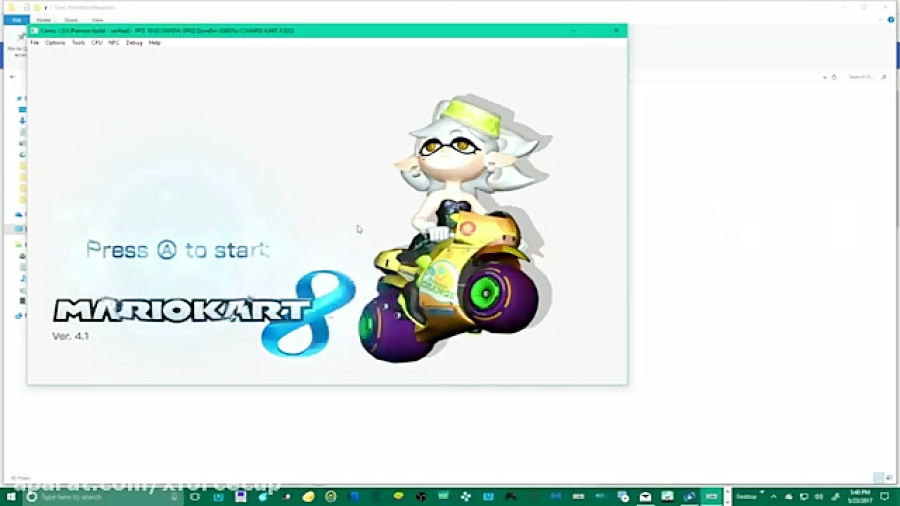 HOT!! CEMU  Wii U Emulator 1.8.0 Mario Kart 8 Kart Test Run