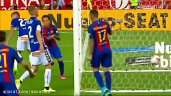 خلاصه بازی بارسلونا 3-1 آلاوس