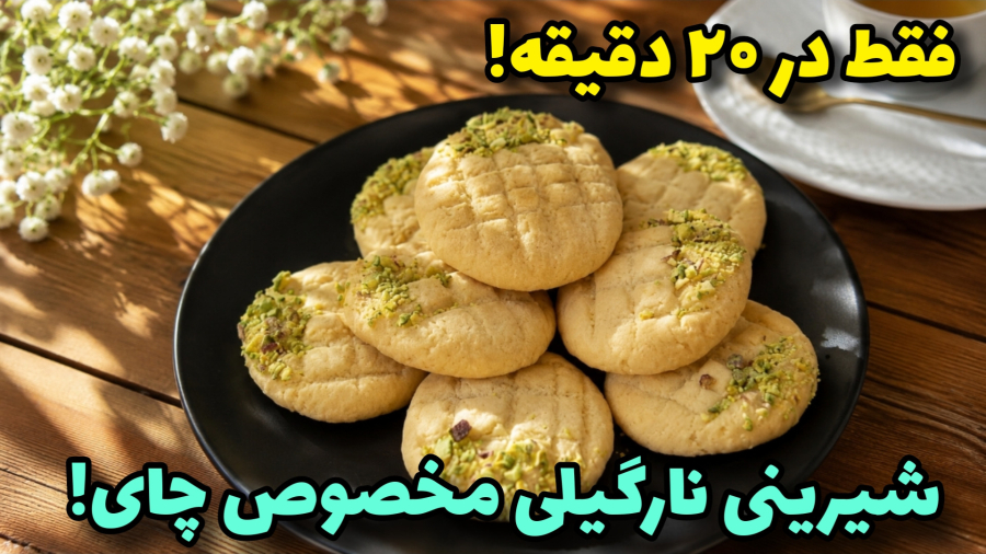 طرز تهیه شیرینی نارگیلی | آسونترین شیرینی نارگیلی مخصوص چای
