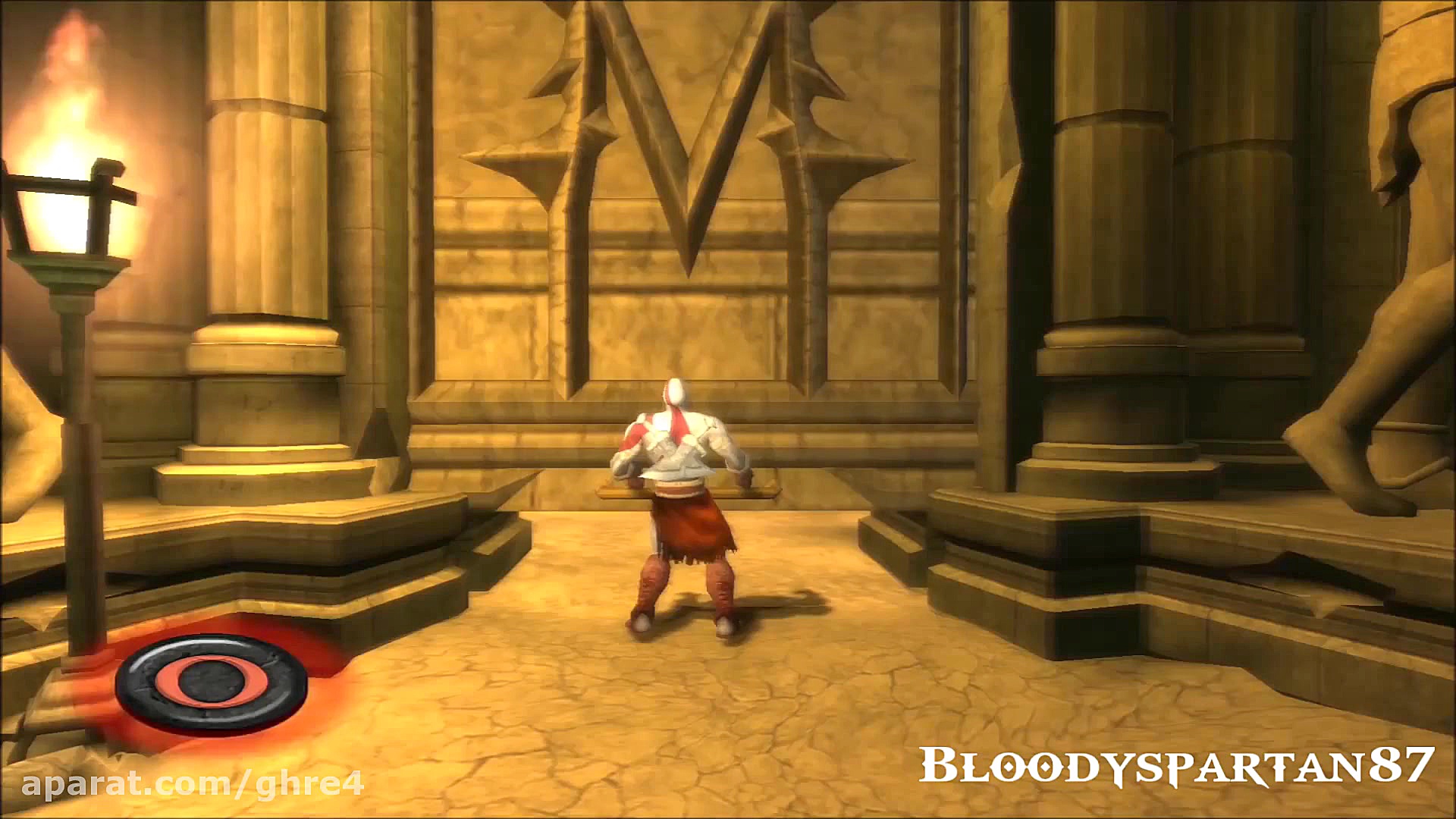 God of War: Chains of Olympus The Temple of Helios Part 4 of 5 God Mode No Upgrade Run (NUR) زمان648ثانیه