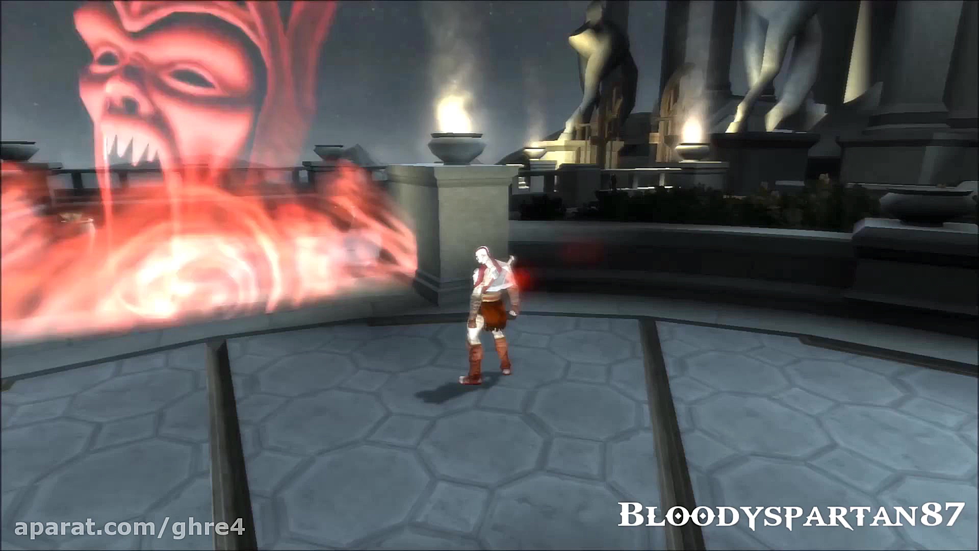 God of War: Chains of Olympus The Temple of Helios Part 1 of 5 God Mode No Upgrade Run (NUR) زمان825ثانیه