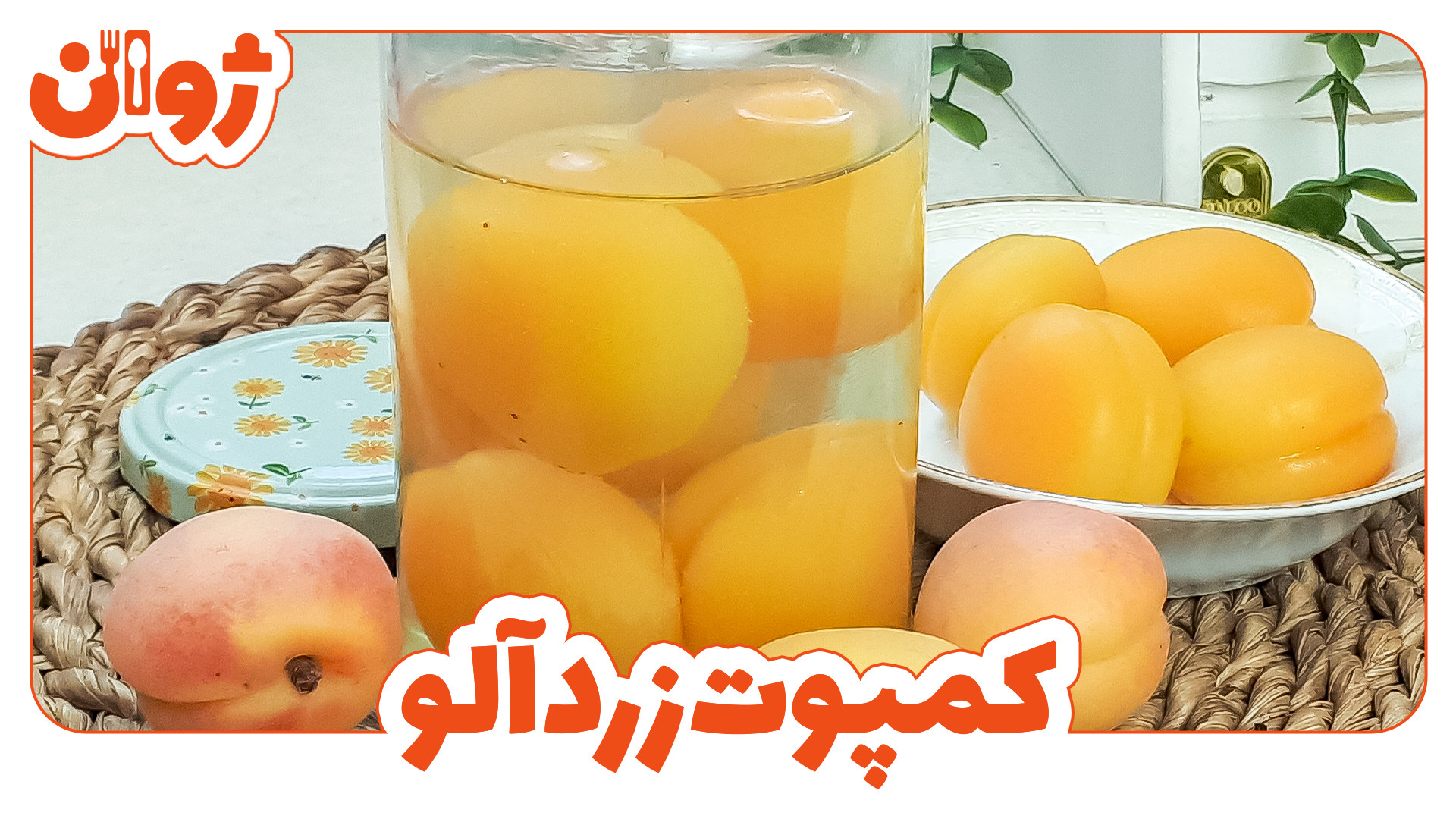 طرز تهیه کمپوت زردآلو