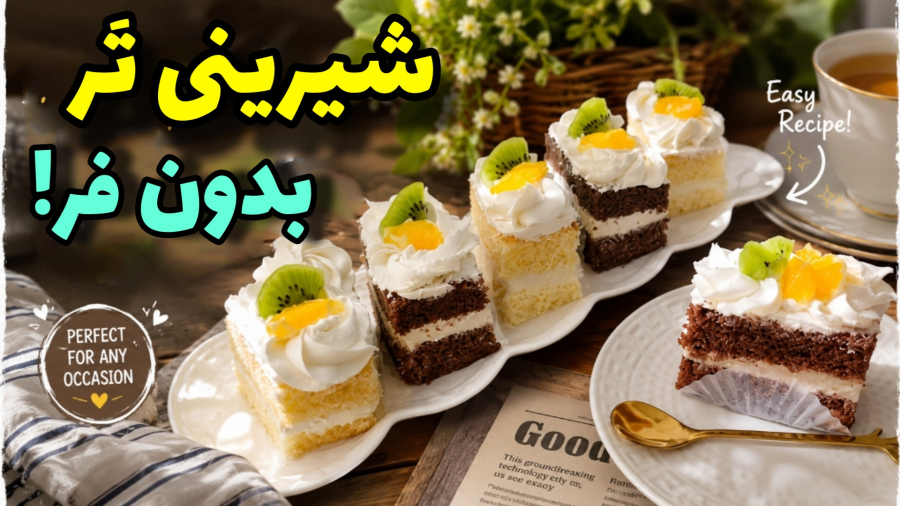 طرز تهیه خوشمزه ترین شیرینی خامه ای