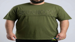 تیشرت BROOKLYN سایز بزرگ مردانه 4030 (کدمحصول:864)