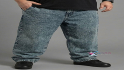 شلوار جین بگ استایل BAGSTYLE سایز بزرگ مردانه4030(کدمحصول:4536 )