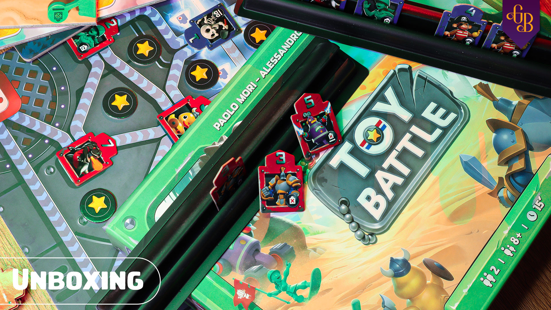 آنباکس بازی رومیزی Toy Battle - جنگ اسباب بازی‌ ها