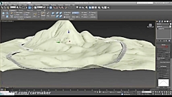 Building complex road and terrain in 3ds max fast and easy