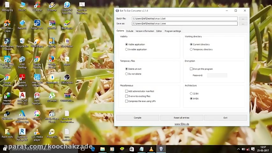 How to make various types of viruses using notepad? video tutorial