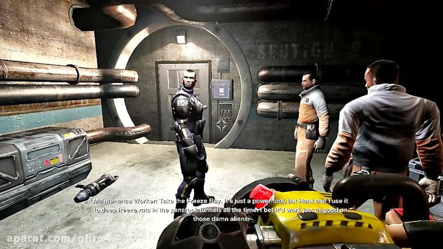 Duke Nukem Forever: Walkthrough - Part 1 [Chapter 17] - Shrunk Machine ( Gameplay ) [Xbox 360, PS3]