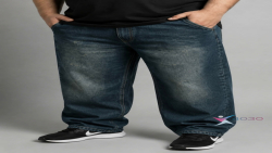 شلوار جین بگ استایل BAGSTYLE سایز بزرگ مردانه4030(کدمحصول:4537 )