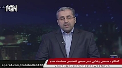 گاف محسن رضایی در پخش زنده تلویزیونی