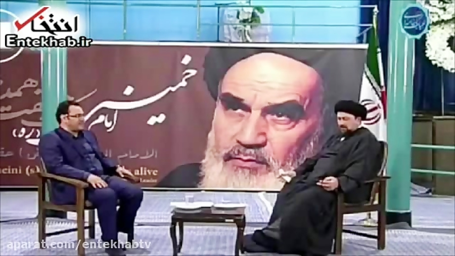 فیلم/ بغض سید حسن خمینی در گفتگوی تلویزیونی زمان73ثانیه
