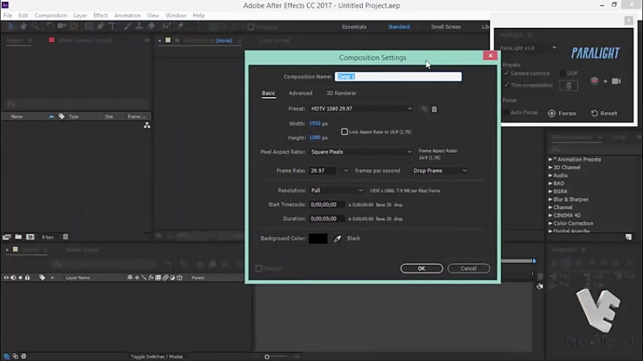 paralight after effects script free download