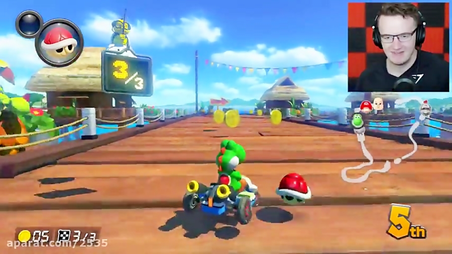 Mario Kart 8 Deluxe Funny Moments - Mini Ladd
