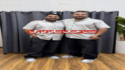 ست پیراهن و شلوار سایزبزرگ مردانه4030