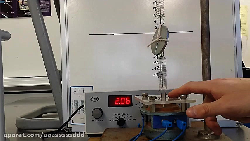 Forced Oscillation Resonance برداشتن توده