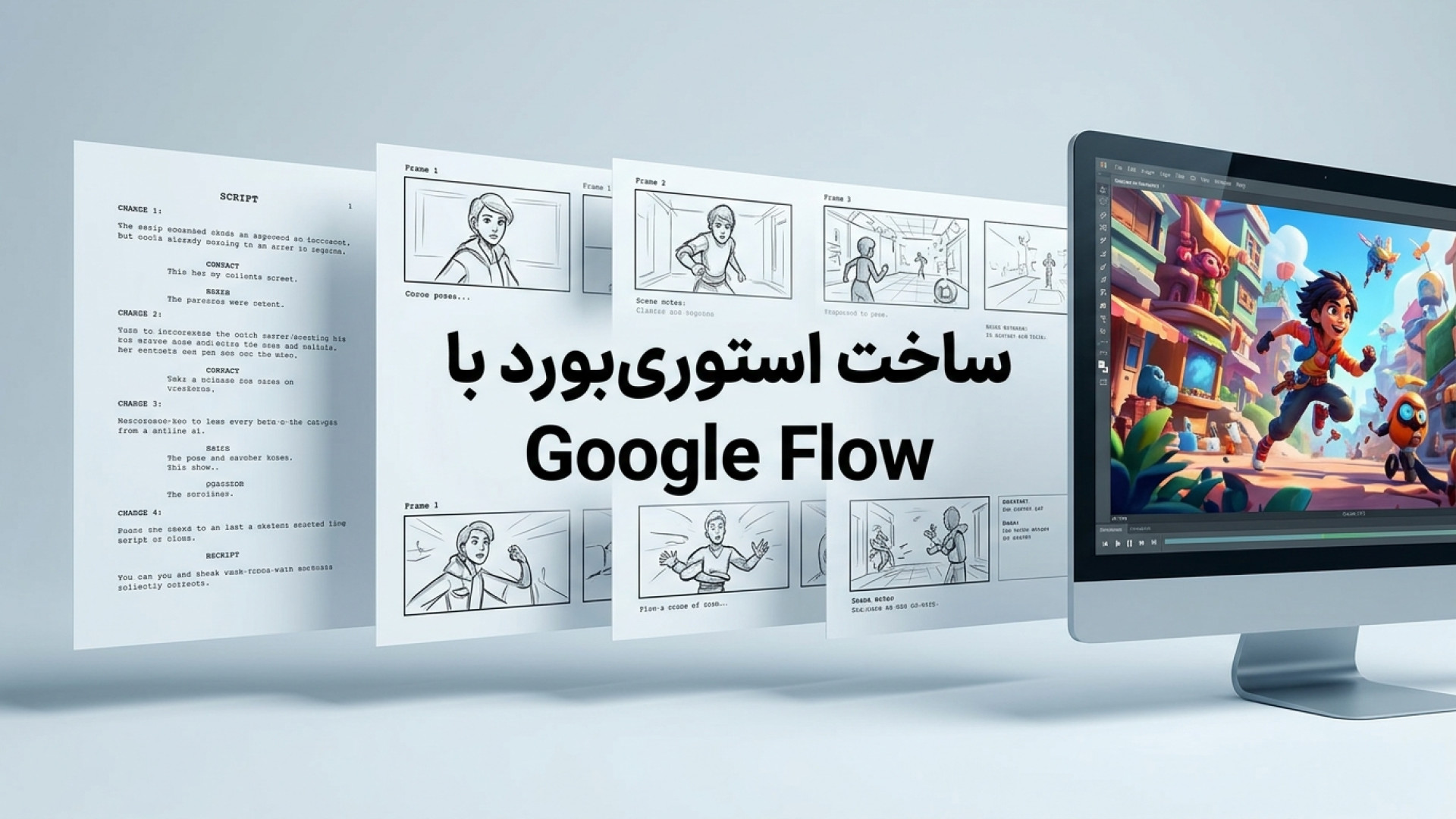 تصویر شاخص ویدیو ساخت استوری بورد با Google Flow