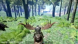 گیم پلی خودم از Ark Survival Evolved شکار با کمک گوزن 2