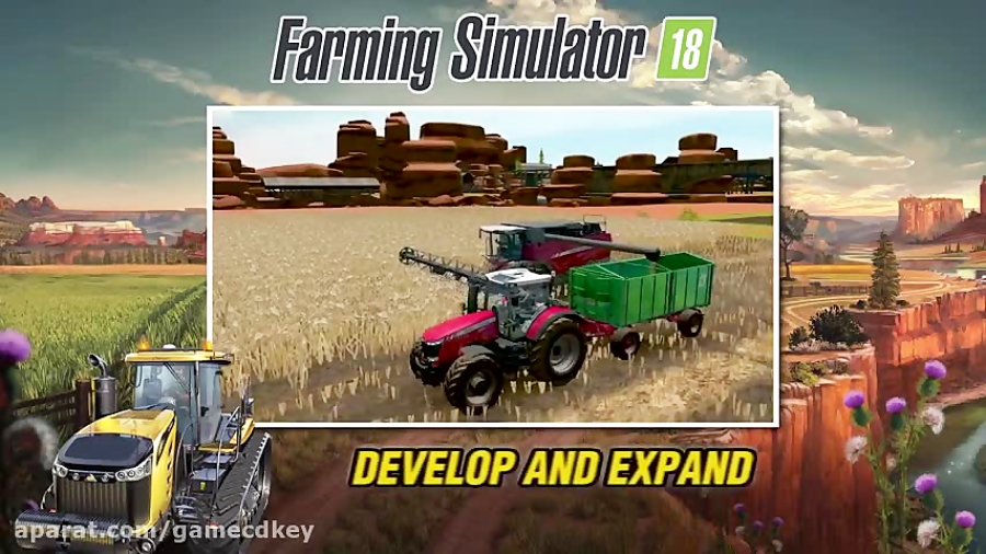 تریلر هنگام انتشار بازی Farming Simulator 18