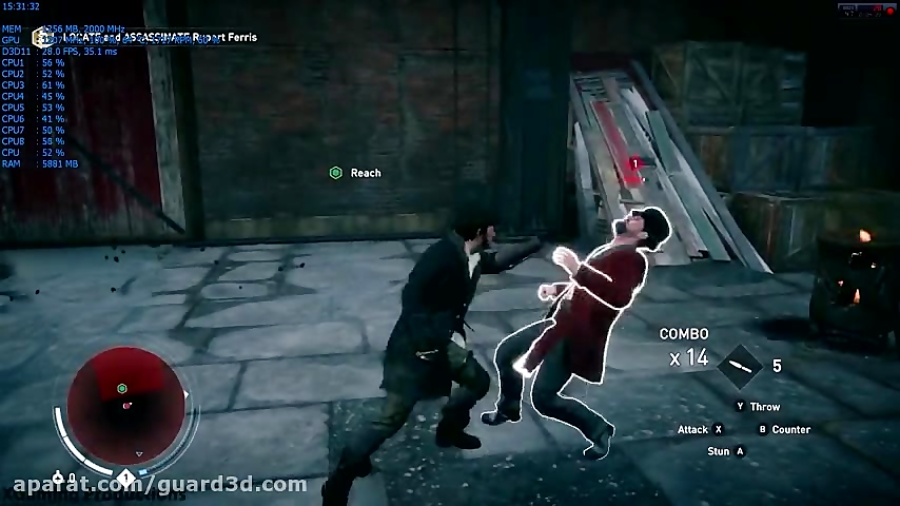 عملکرد Assassins Creed Syndicate روی Radeon R7 360 OC