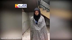 لخت شدن یک دختر نما در اگاهی