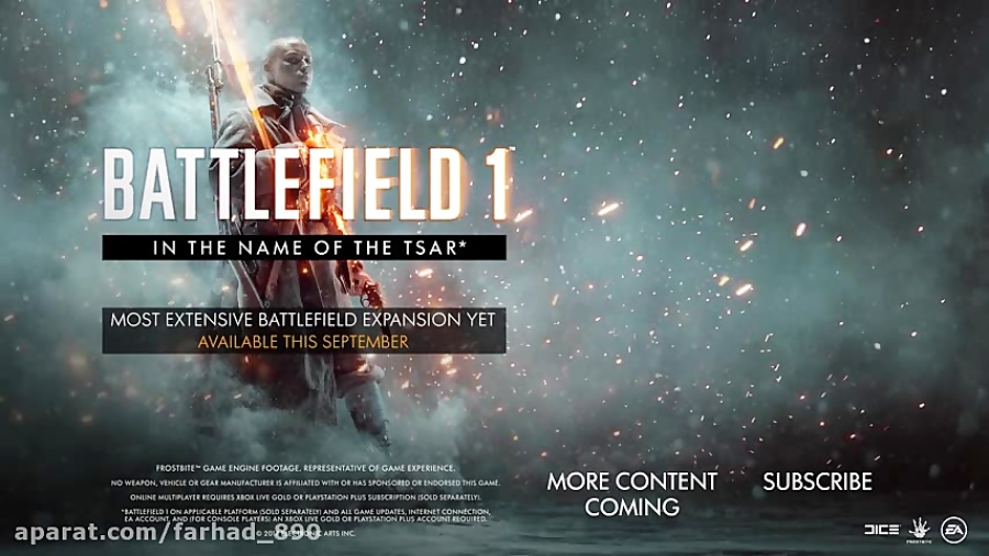 E3 2017 تریلر بسته الحاقی Battlefield 1