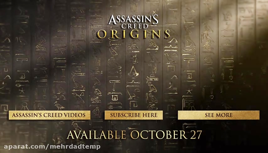 دموی جدید بازی  E3 2017 Assassinrsquo;s Creed Origin