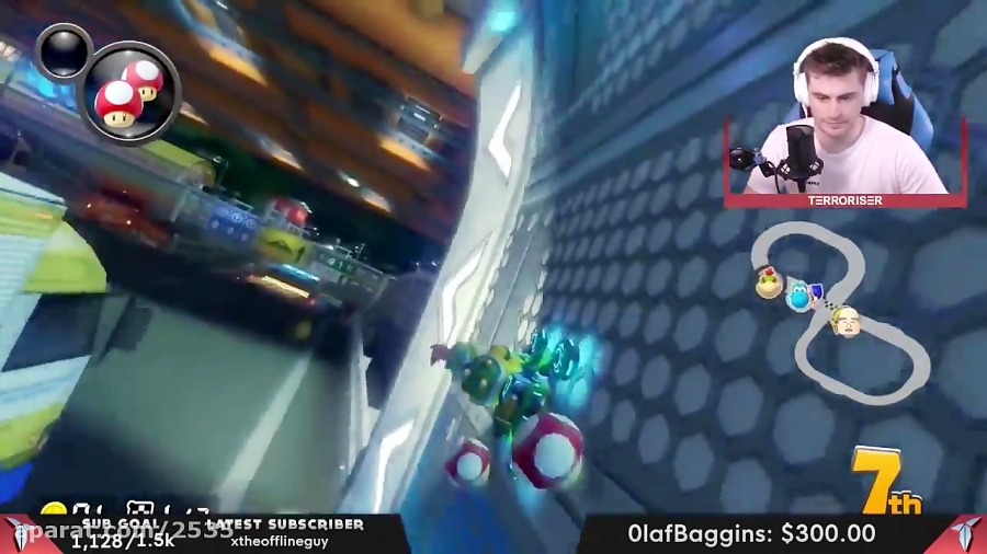 Mario Kart 8 Deluxe Funny Moments - Terroriser