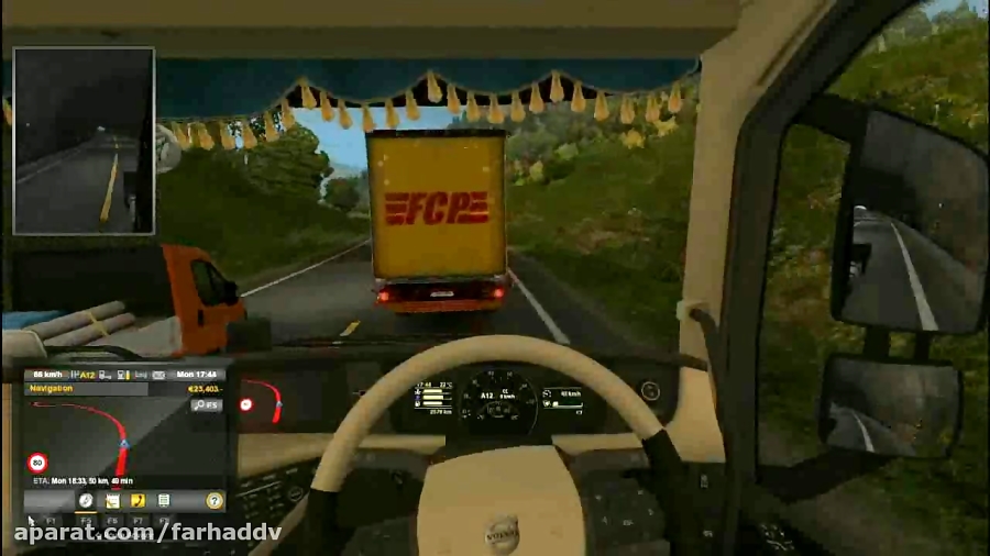 گیم پلی بازی Euro truck simulator 2