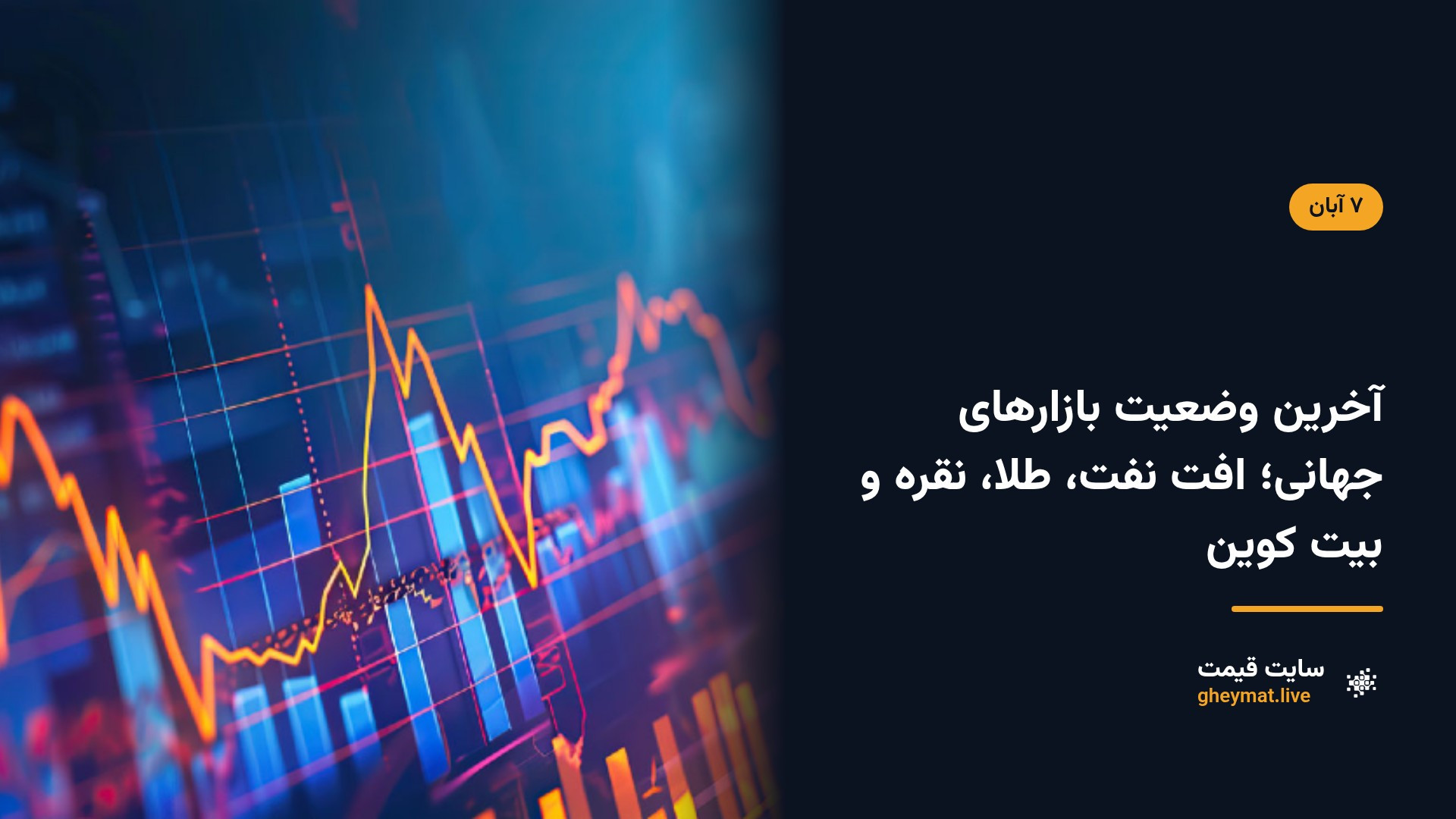 آخرین وضعیت بازارهای جهانی؛ افت نفت، طلا، نقره و بیت کوین