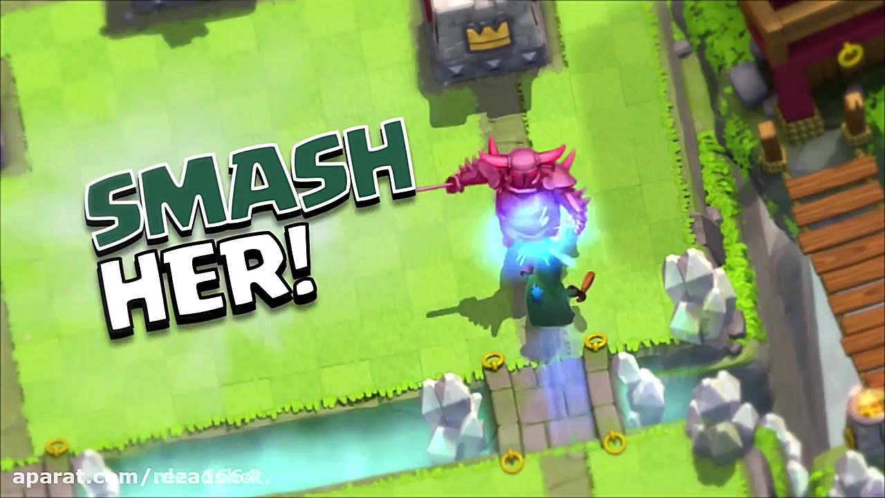 فیلم کلش رویال"معرفی کارت راهزن" زمان55ثانیه