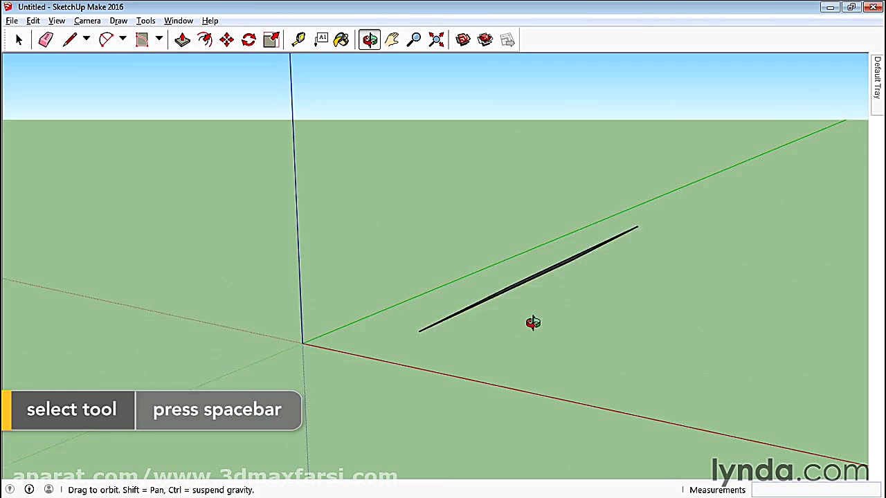 آموزش ترسیم دو بعدی اسکچاپ : مستطیل SketchUp rectangles جنیفر لارنس