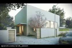 انیمیشن معماری - طراحی ویلا