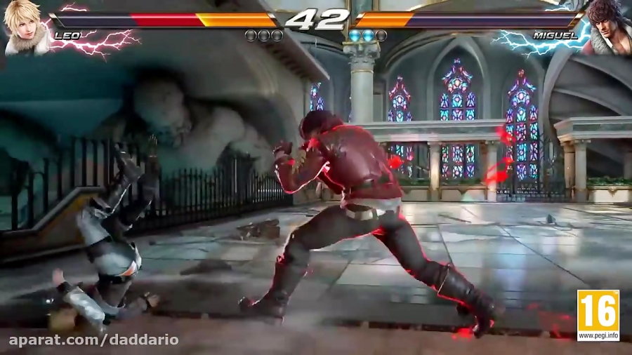 مبارزه Miguel با Leo در بازی اکشن Tekken 7