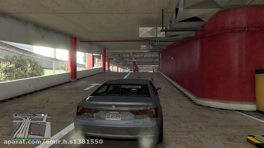 مکان یه ماشین اسپرت داخل پارکینگ در gta v