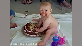 First birthday cake   اولین کیک تولد زمان111ثانیه