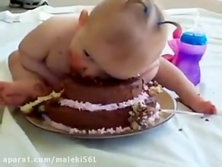 First birthday cake  اولین کیک...