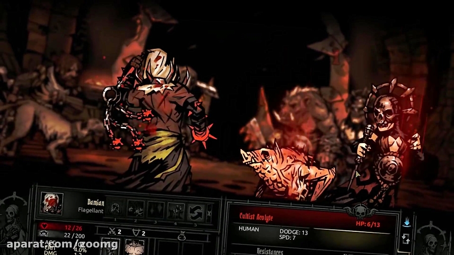 تریلر هنگام عرضه Darkest Dungeon - The Crimson Court