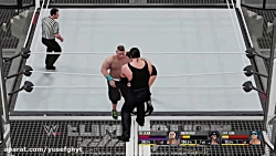 کشتی کج WWE2K: آندر تیکر vs جا...