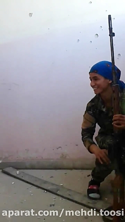 اصابت تیر تک تیرانداز داعشی به...