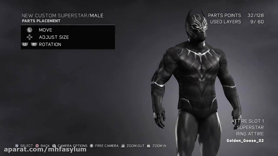 فانتزی 2K17 | آموزش ساخت بلک پنتر (Black Panther) زمان486ثانیه