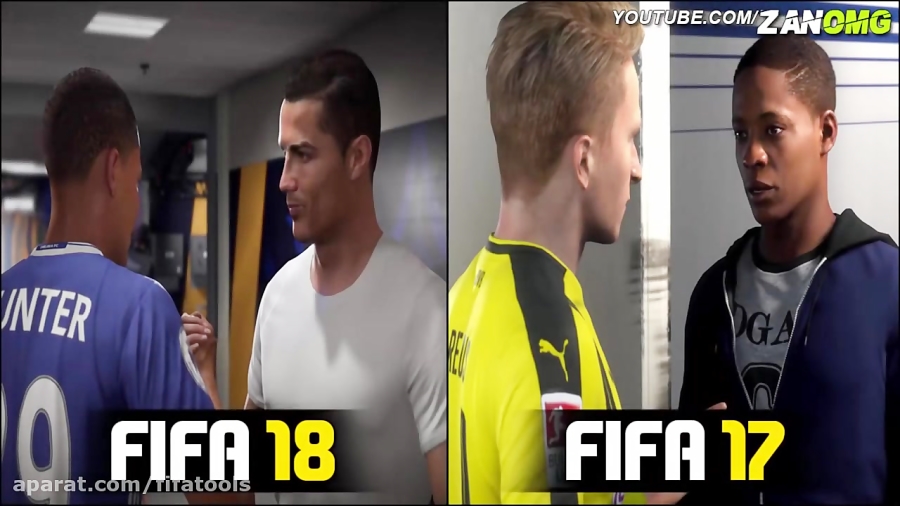 FIFA 18 vs FIFA 17 Graphics Comparison