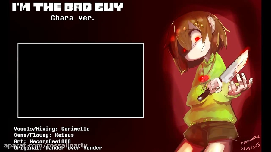 [UNDERTALE] I#039; m the Bad Guy - Chara ver