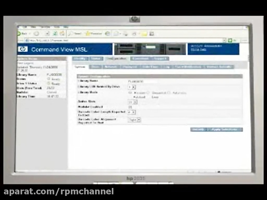 معرفی Tape Library های HP MSL 2024 و HP MSL 4048