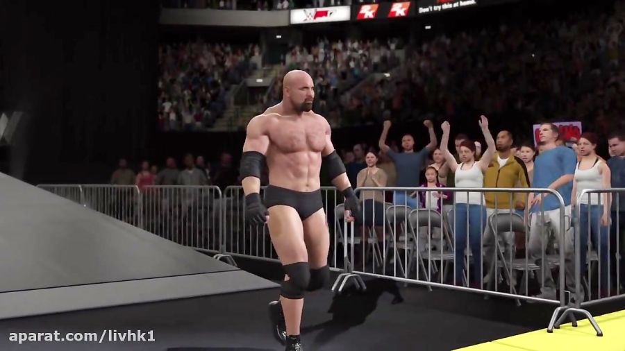 WWE 2K17 Gameplay: Randy Savage (nWo) VS. Goldberg